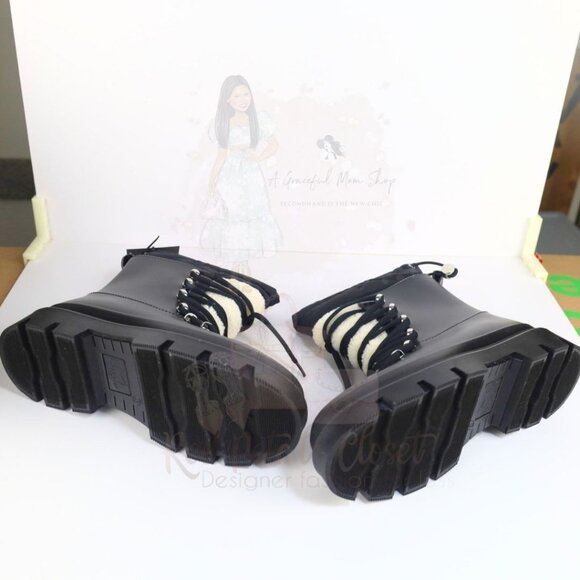 Marc Fisher Ltd. Women's Faux Fur Weatherproof Boots Black Size 6- 0339 - Picture 7 of 15